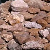 Reddish Brown Light Pink Stone