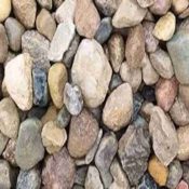 1 to 3 inch pieces of round river rock